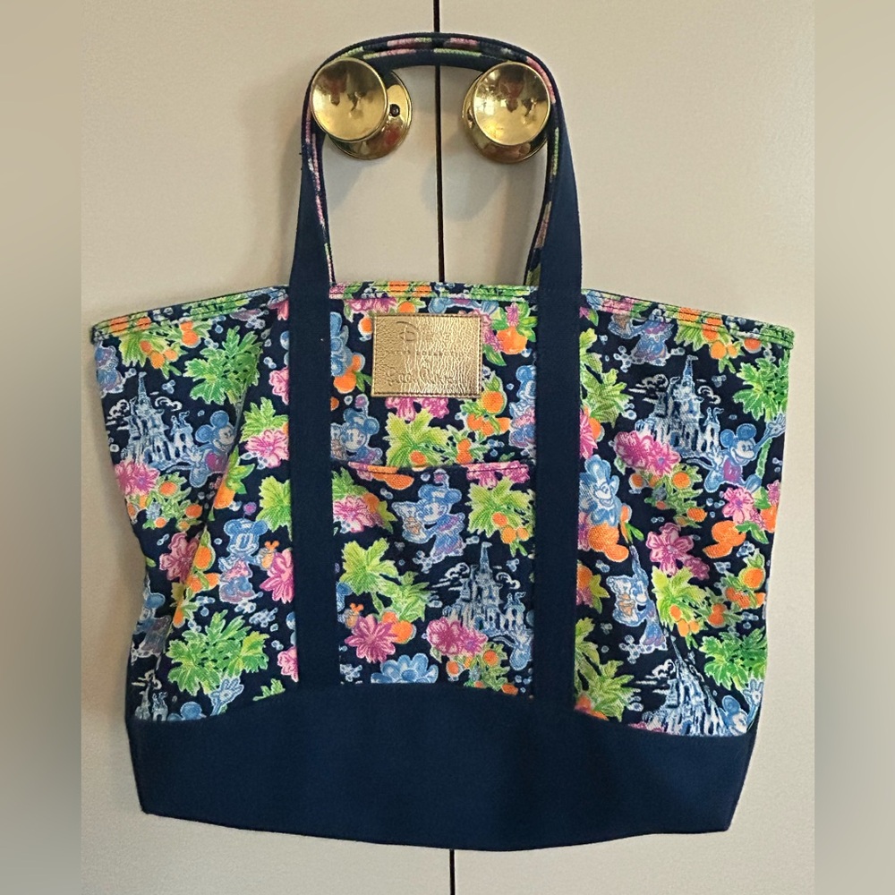 Disney and Lilly Pulitzer Mickey Mercato Tote